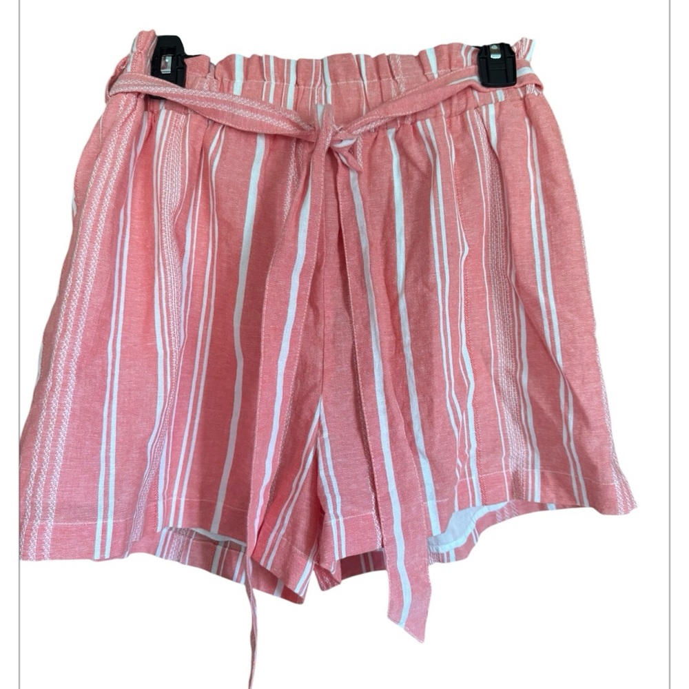 Pink Striped Women's Shorts